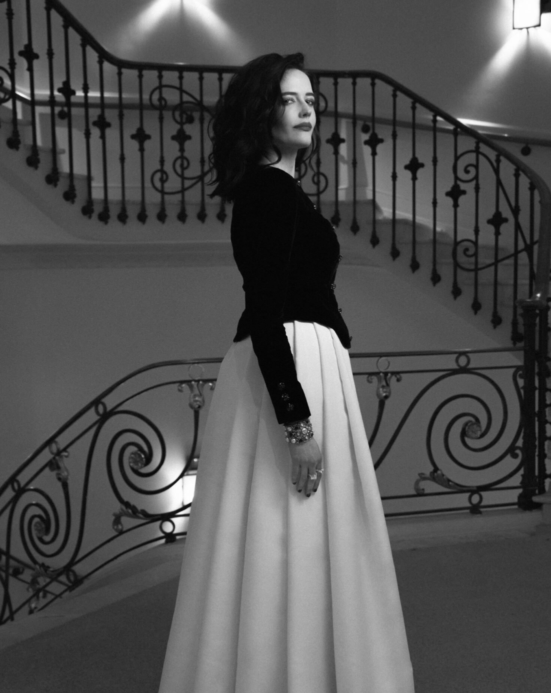 Eva Green en Chanel à la 77ème édition du Festival de Cannes le 18 mai 2024 © Chanel.