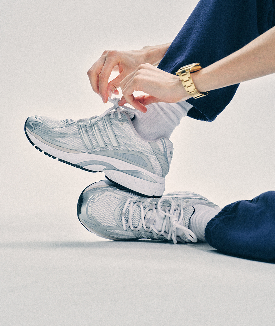 sneakers adistar argentées adidas sporty and rich cover